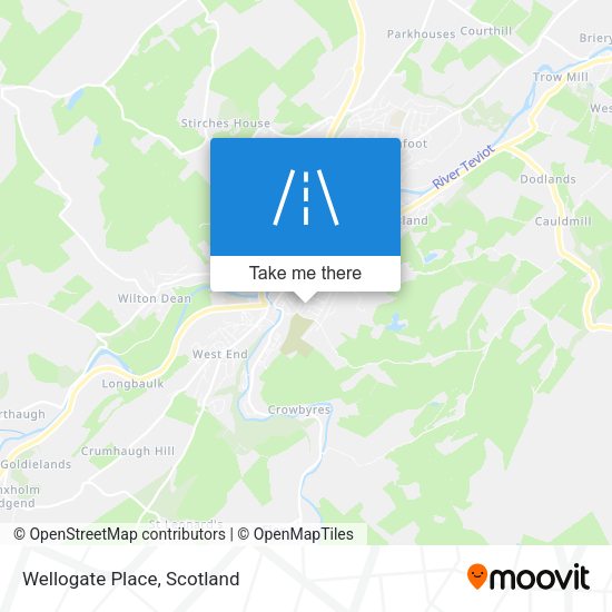 Wellogate Place map