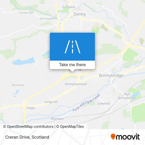 Creran Drive map