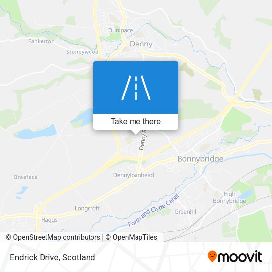 Endrick Drive map