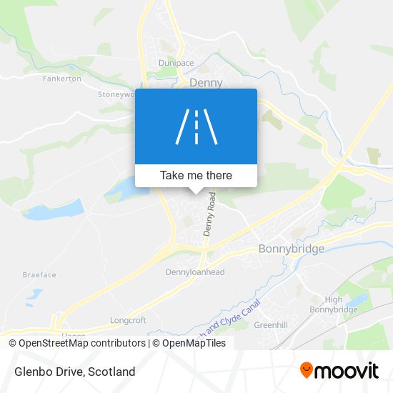 Glenbo Drive map