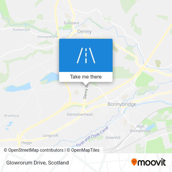 Glowrorum Drive map