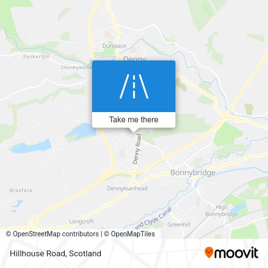 Hillhouse Road map