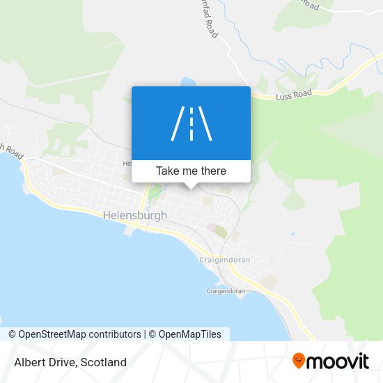 Albert Drive map