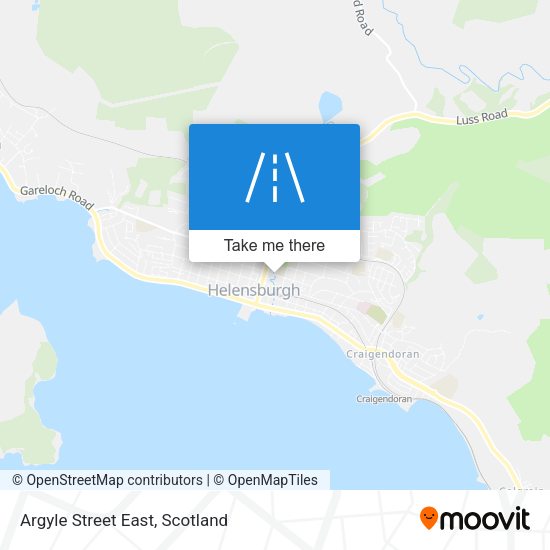 Argyle Street East map