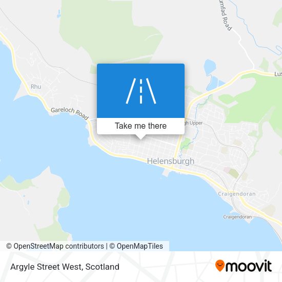 Argyle Street West map