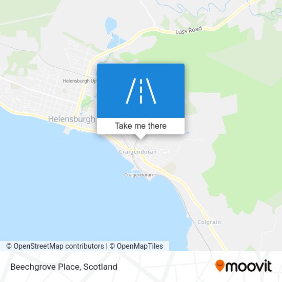 Beechgrove Place map
