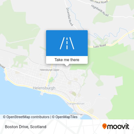 Boston Drive map