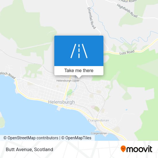Butt Avenue map