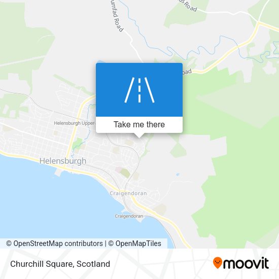 Churchill Square map