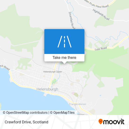 Crawford Drive map