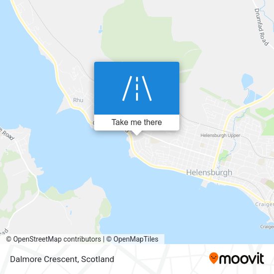 Dalmore Crescent map