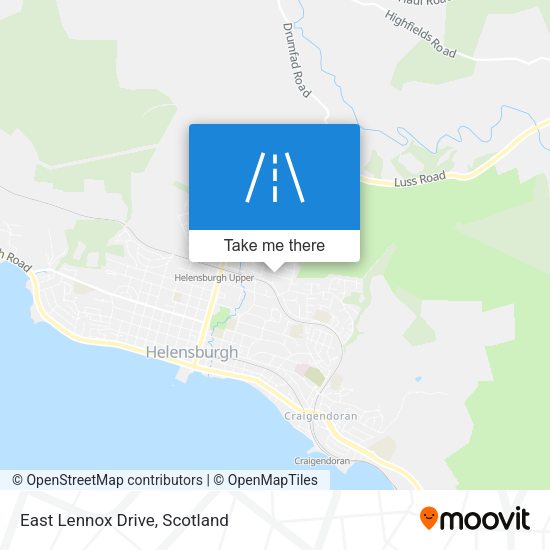 East Lennox Drive map