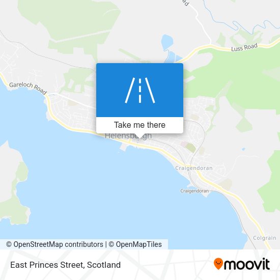 East Princes Street map