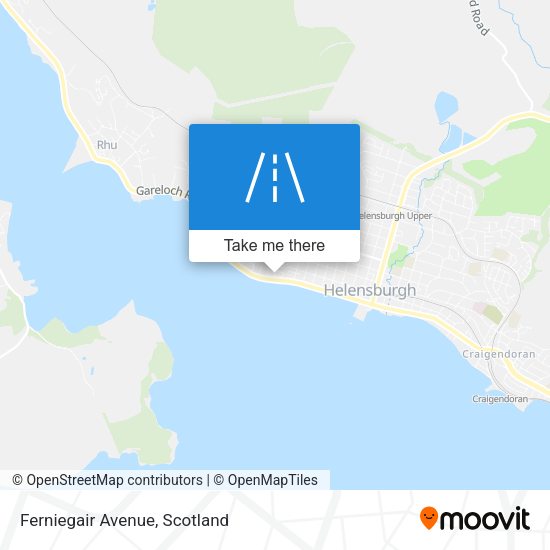 Ferniegair Avenue map