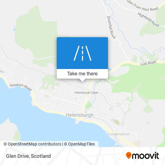 Glen Drive map