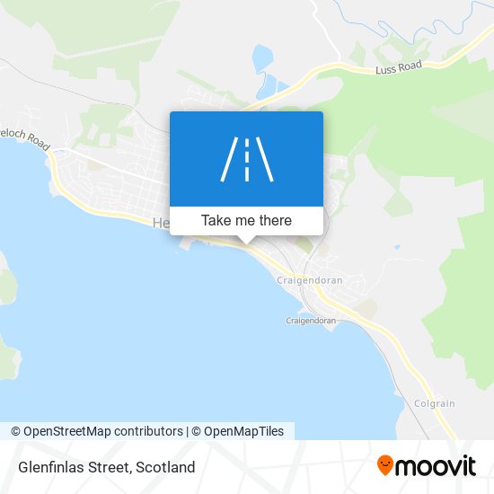 Glenfinlas Street map