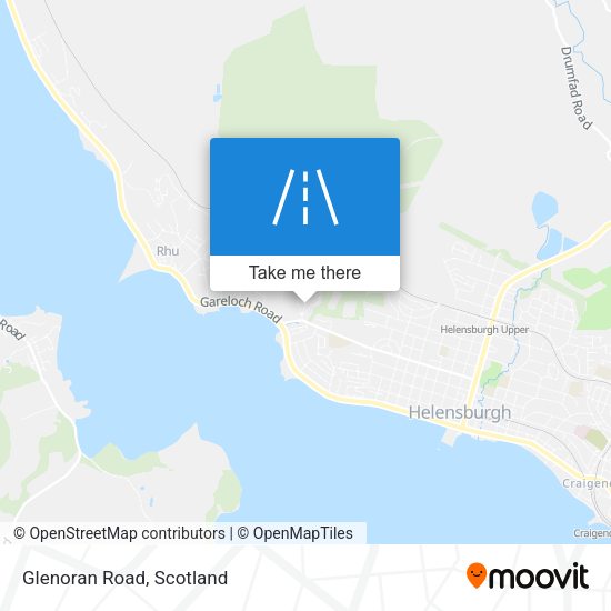 Glenoran Road map