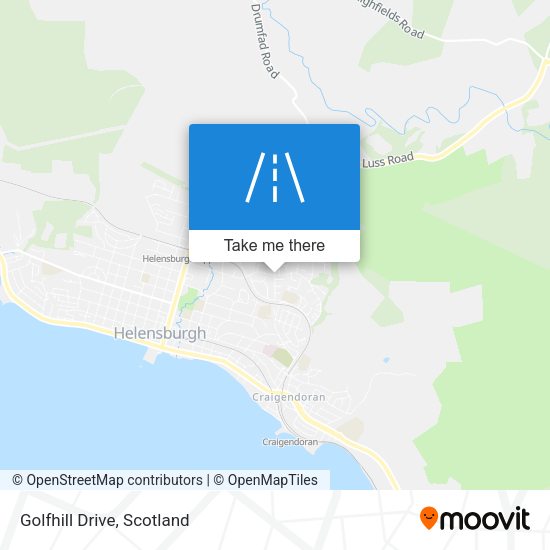Golfhill Drive map