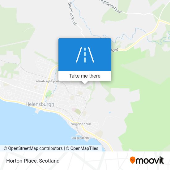 Horton Place map
