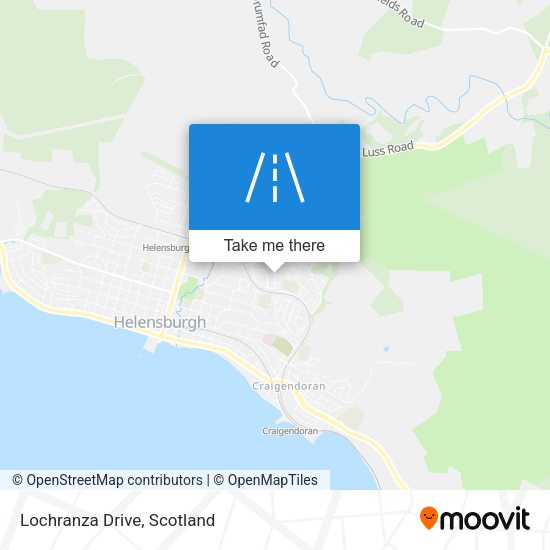 Lochranza Drive map