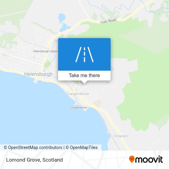 Lomond Grove map