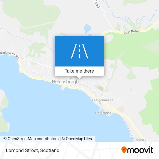 Lomond Street map