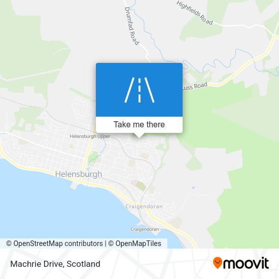 Machrie Drive map