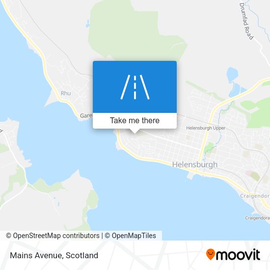 Mains Avenue map