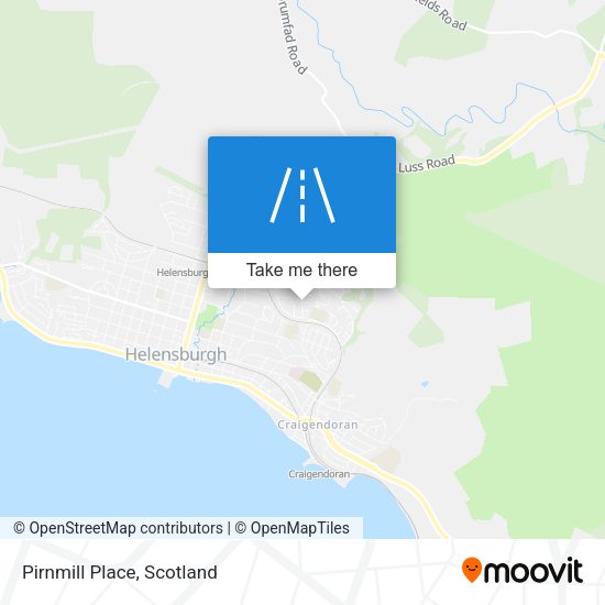 Pirnmill Place map