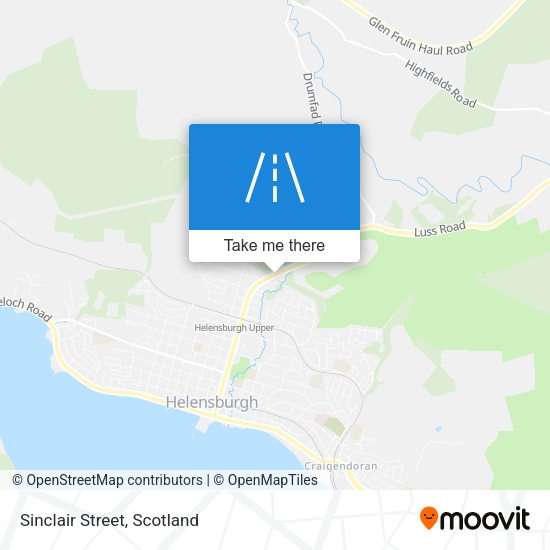 Sinclair Street map