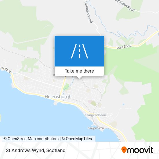 St Andrews Wynd map