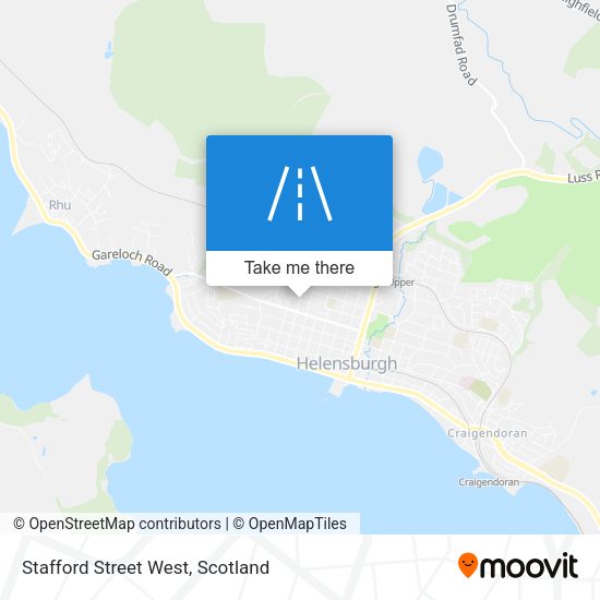 Stafford Street West map
