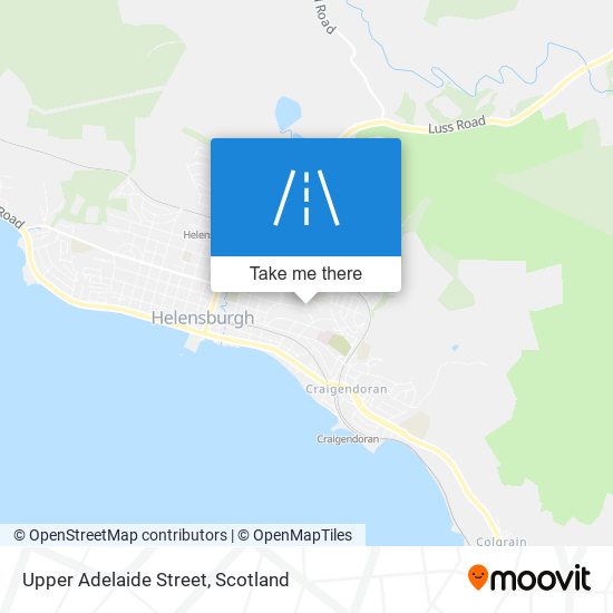 Upper Adelaide Street map