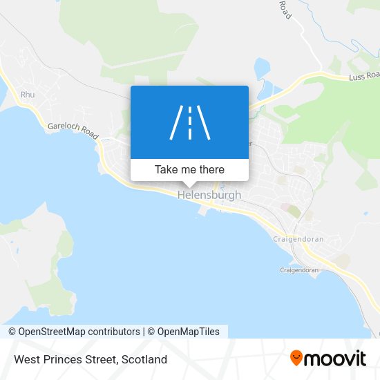 West Princes Street map