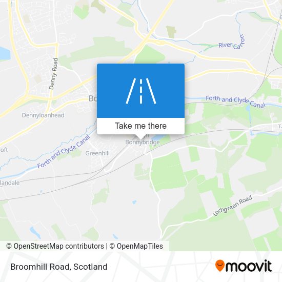 Broomhill Road map