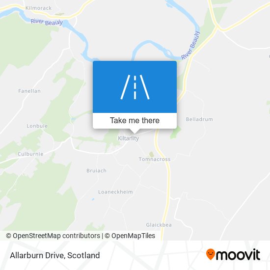 Allarburn Drive map
