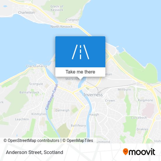 Anderson Street map