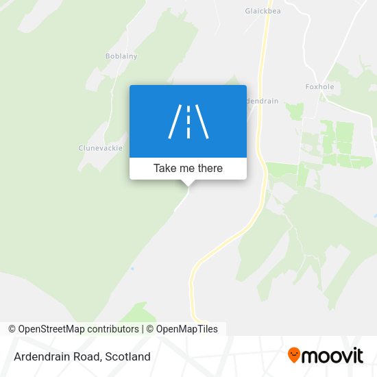 Ardendrain Road map
