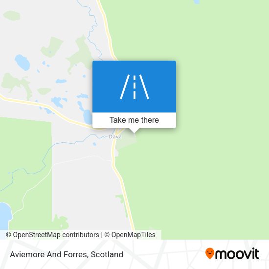 Aviemore And Forres map