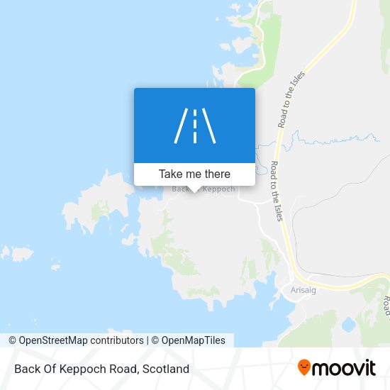 Back Of Keppoch Road map