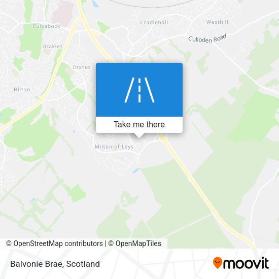 Balvonie Brae map