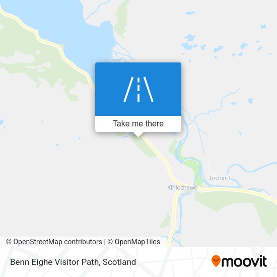 Benn Eighe Visitor Path map