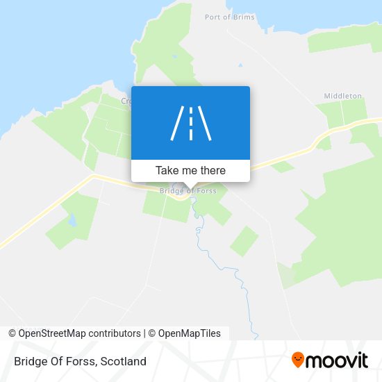Bridge Of Forss map