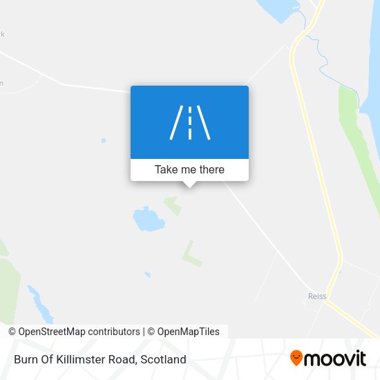 Burn Of Killimster Road map
