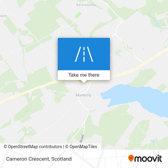 Cameron Crescent map