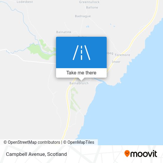 Campbell Avenue map