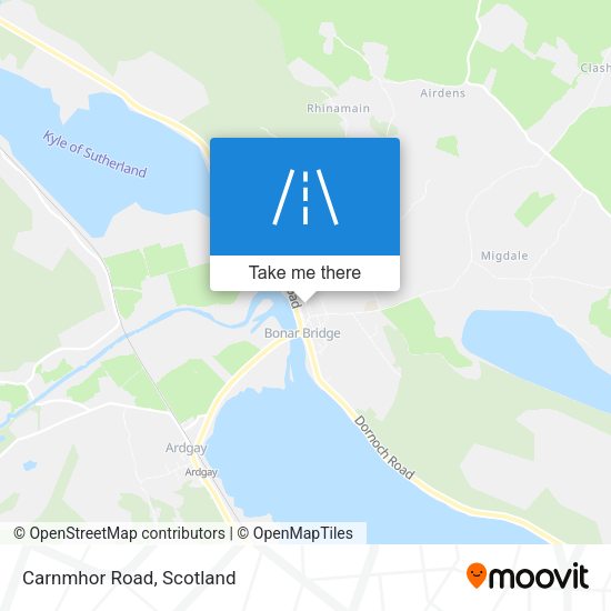 Carnmhor Road map