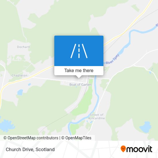 Church Drive map