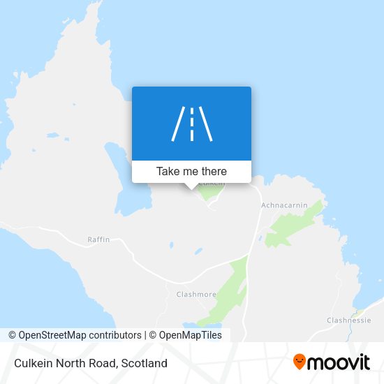 Culkein North Road map