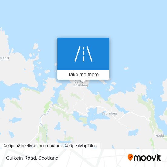 Culkein Road map